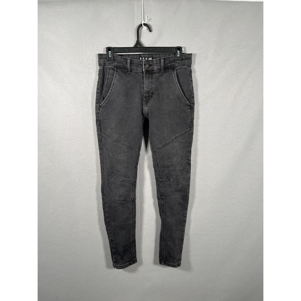 Cuidado‎ Con El Perro Jeans Womens 30 Black Denim Cotton Stretch Skinny Leg